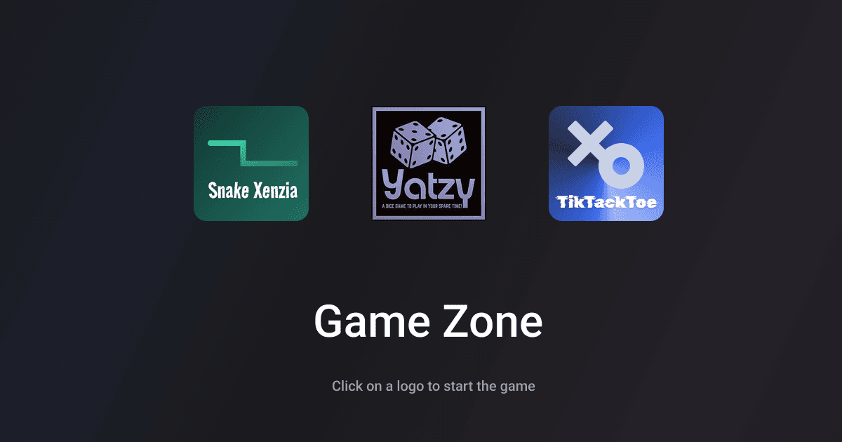 GameHub Home page design
