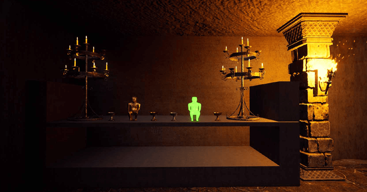 Image of an artefact placement puzzle